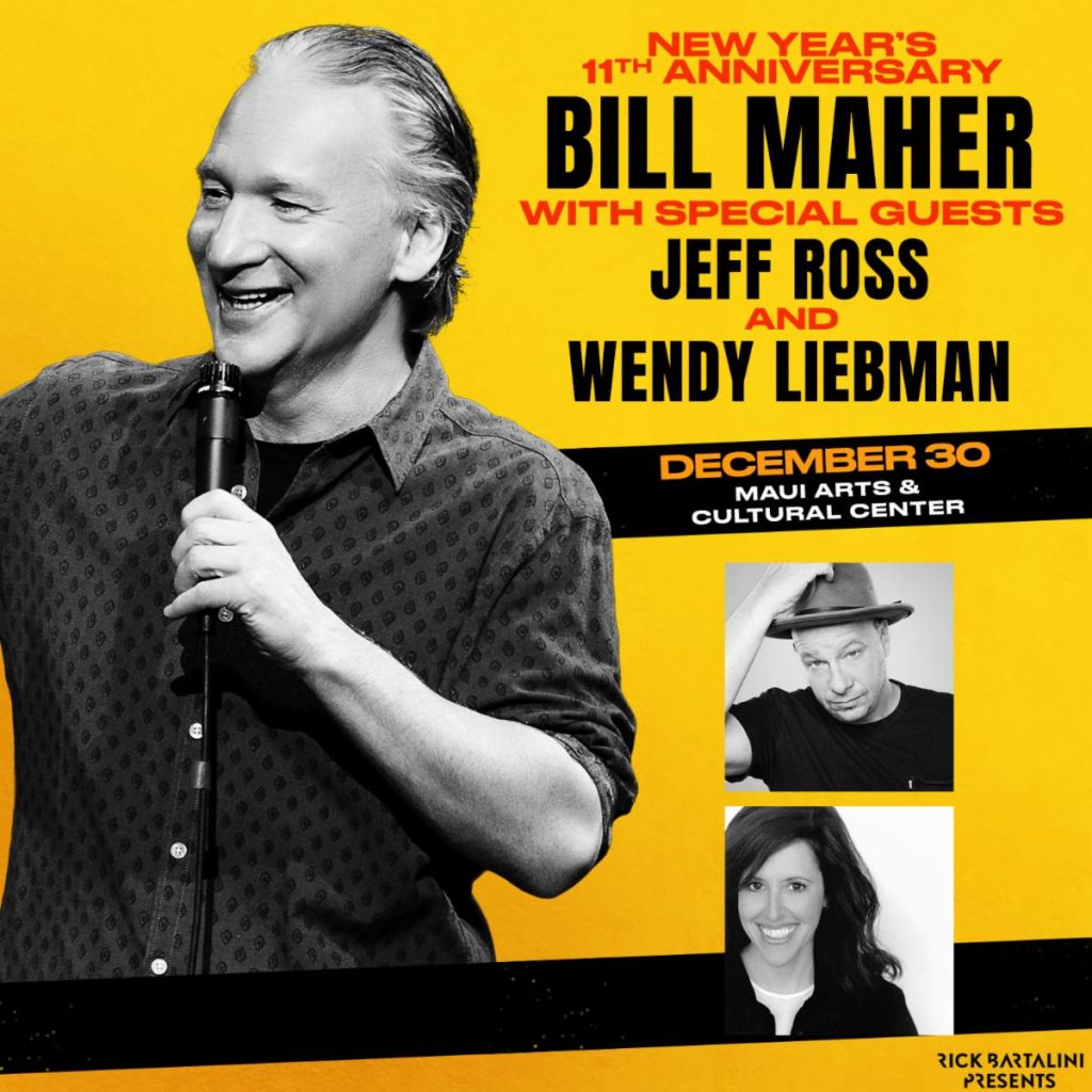 The MACC Presents Bill Maher’s 11th New Year’s Show!